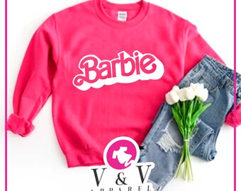 barbie logo sweater