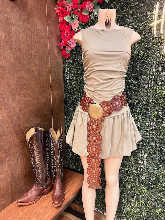 olive ruched bubble dress olive ruched bubble dress