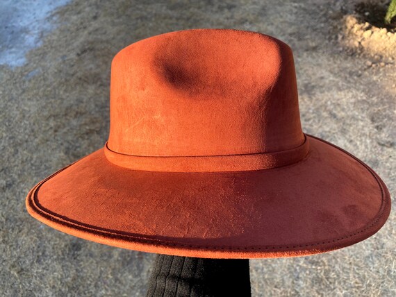 Rust Fedora Hat | Etsy Australia