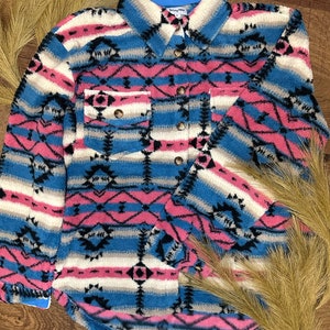 Blue canyon Aztec Sherpa Shacket