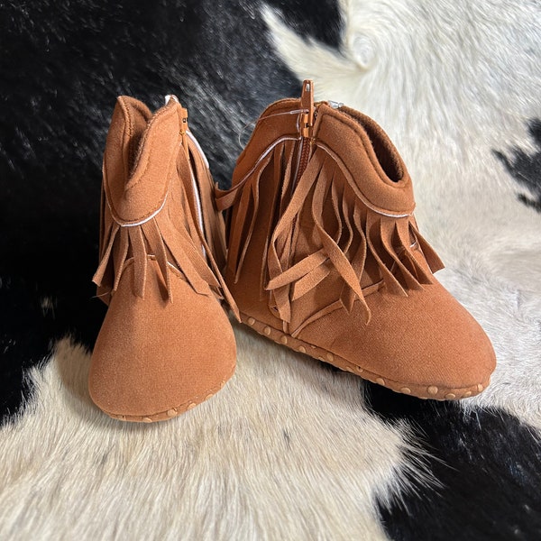 Fringe Boots Etsy