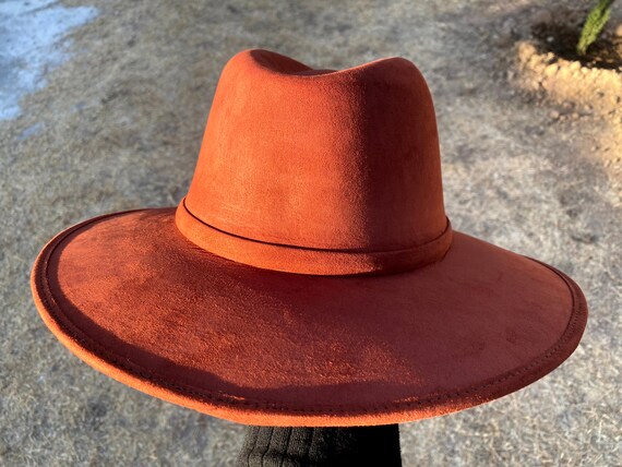 Rust Fedora Hat | Etsy Australia