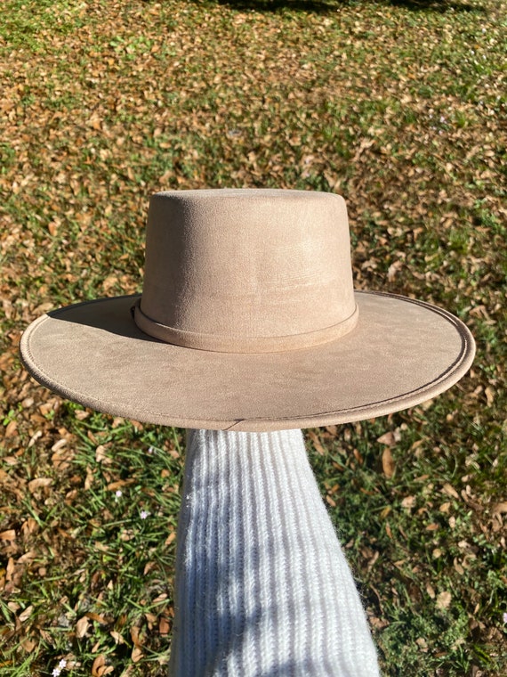 Tan Boater Hat - Etsy display picture 2