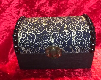 Handmade Gothic Jewellery Trinket Chest Perfect Mothers Day/Valentines or Birthday Gift