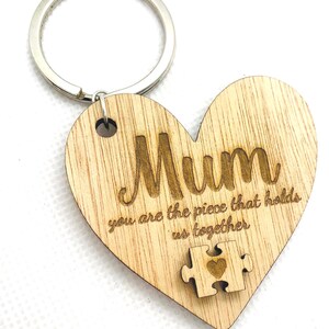 Special Gift For Mum, Engraved Keyring Gift For Mum, Strong Mum Gift, Meaningful Gift For Her, Family Gift For Mum, Unique Mum Keychain Gift