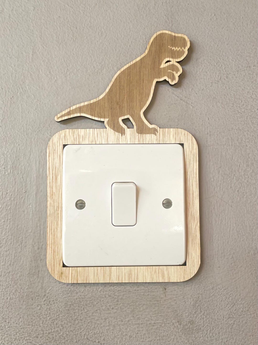 Dinosaur Light Switch Surround, Dinosaur Boys Room Decor, T Rex Light