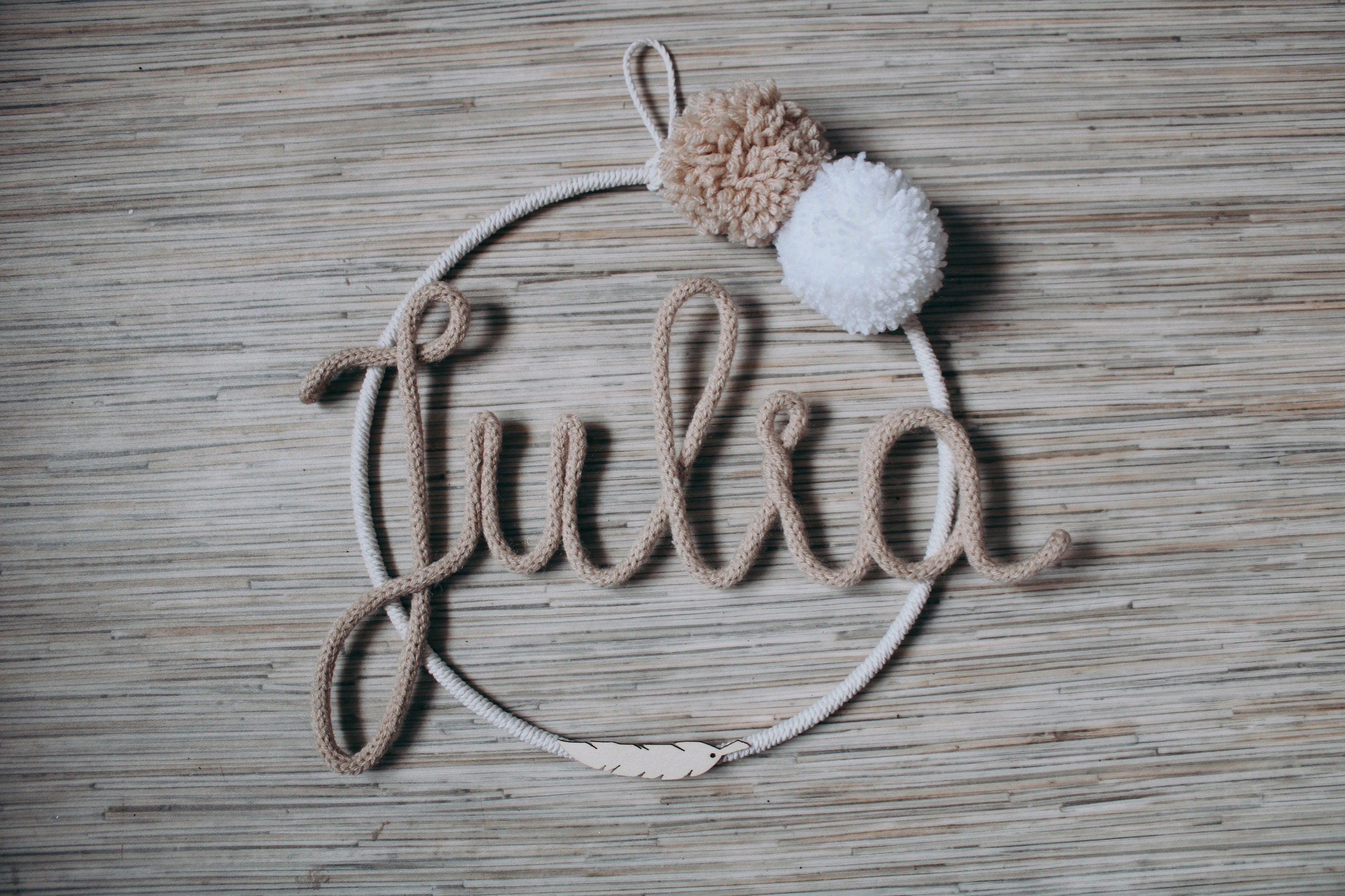 Cercle Prénom Décoratif Personnalisable