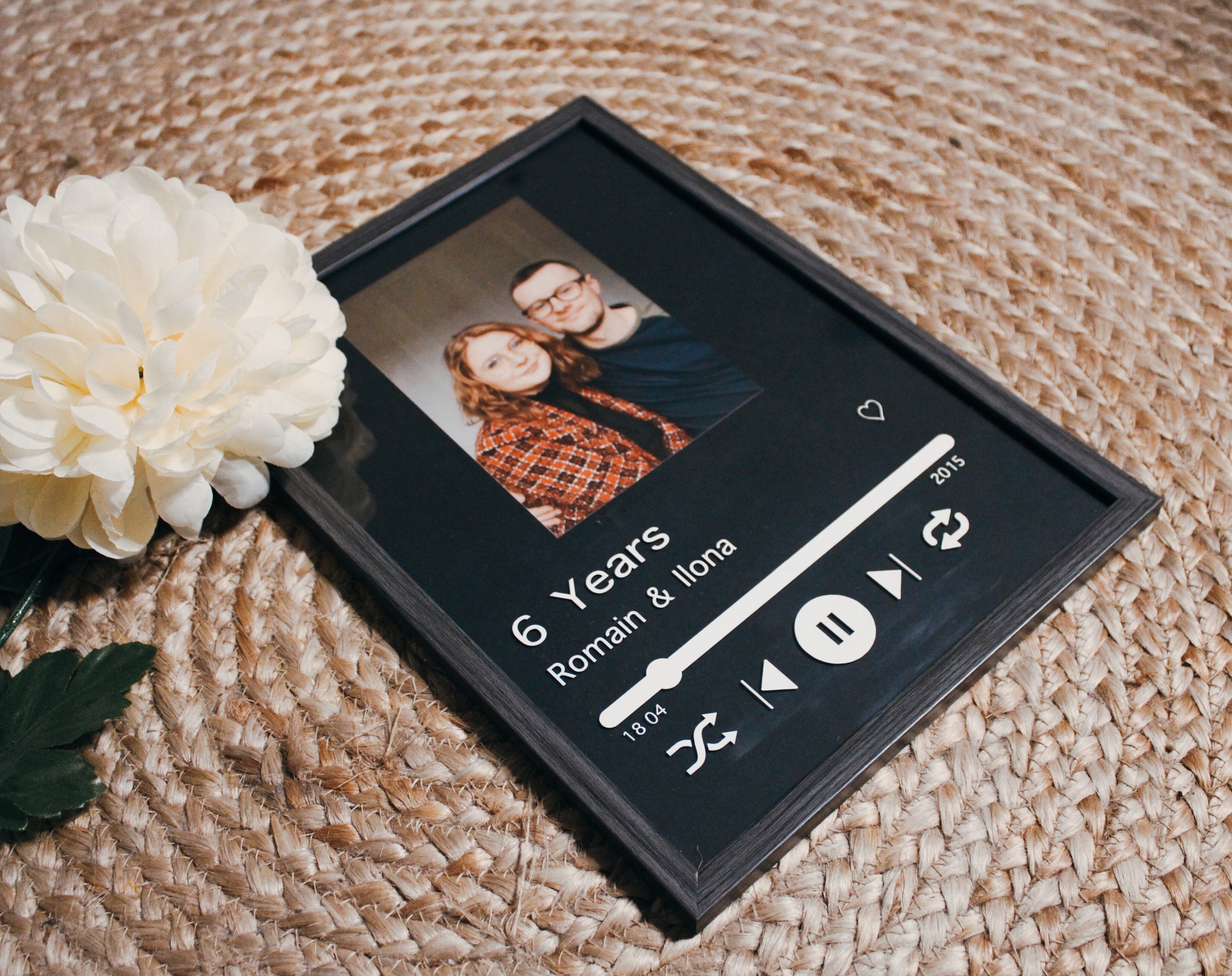 Cadre Personnalisé Couple/Musique