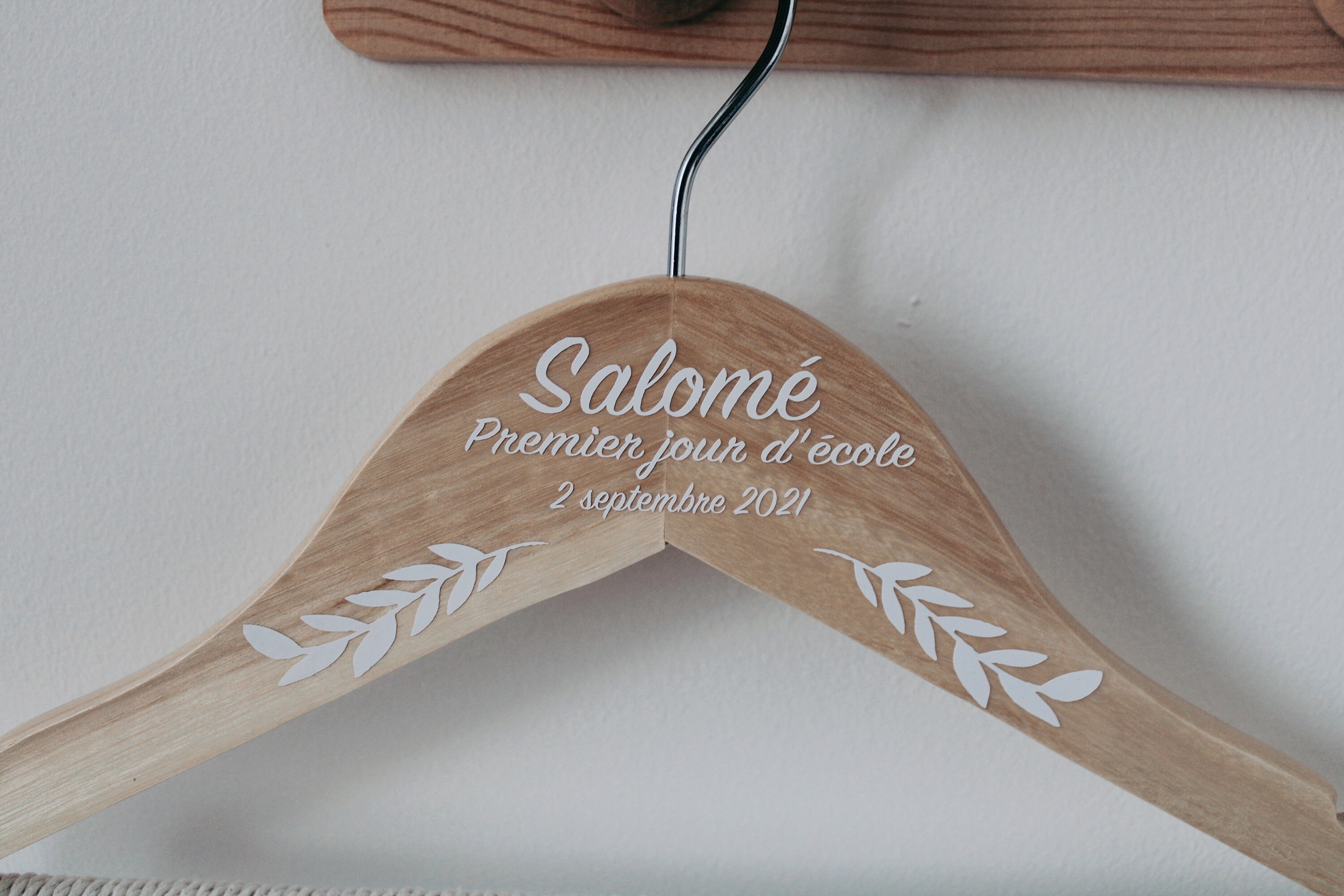 Cintre Enfant Personnalisable | Prénom-Message-Date