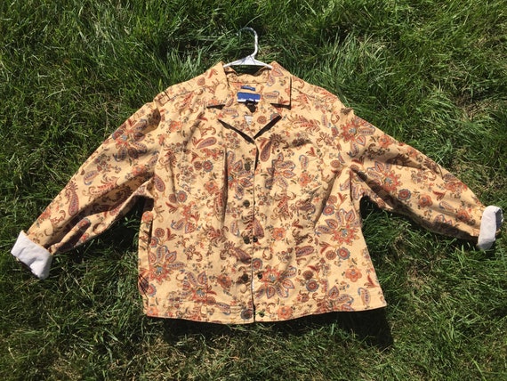 Oversized Paisley Jacket