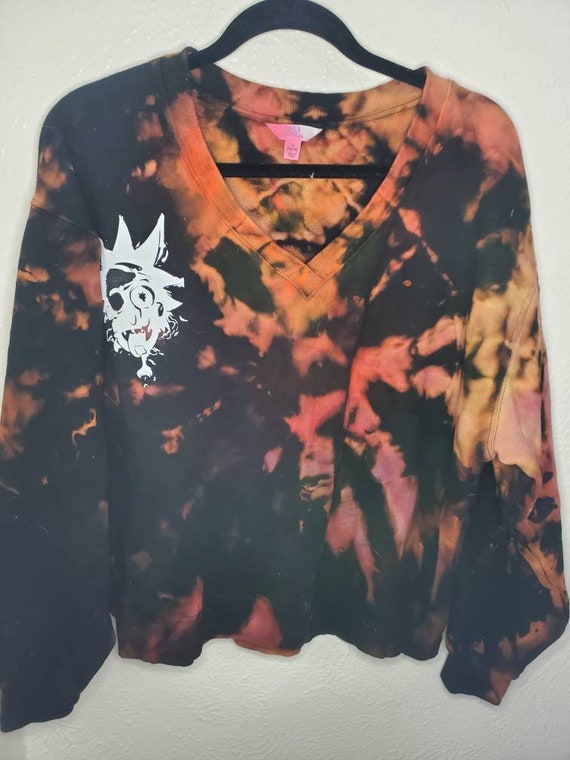 Where's My Mind Sweatshirt | Pixies-Inspired Tie-Dye | XL Super Soft Pullover | Alternative Rock Apparel | Disabled Veteran