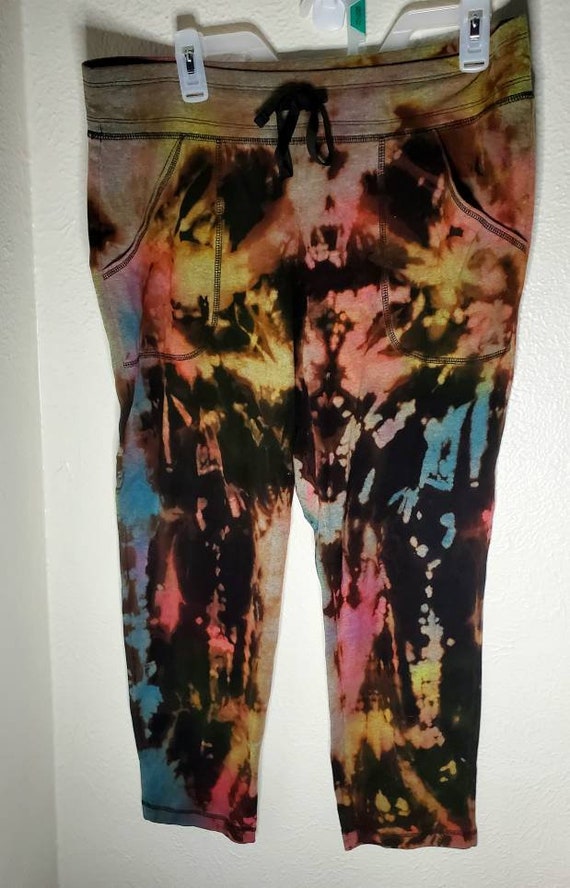 Black Muddy River Joggers – Grateful Dead Inspired, Comfy Cotton with Pizzazz (Size XL)