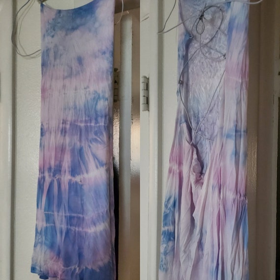 tie dye party dress