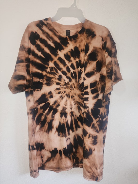 Playing in the Band Grateful Dead Reverse Dye T-Shirt – Unisex Large, Soft & Stylish Music-Inspired Fashion, Handcrafted Tie-Dye