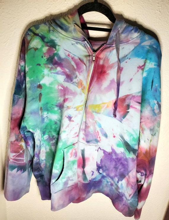 Cumberland Blues Sweatshirt | Grateful Dead-Inspired Tie-Dye | XL Super Soft Pullover | Music Lover Gift | Disabled Veteran-Owned Business