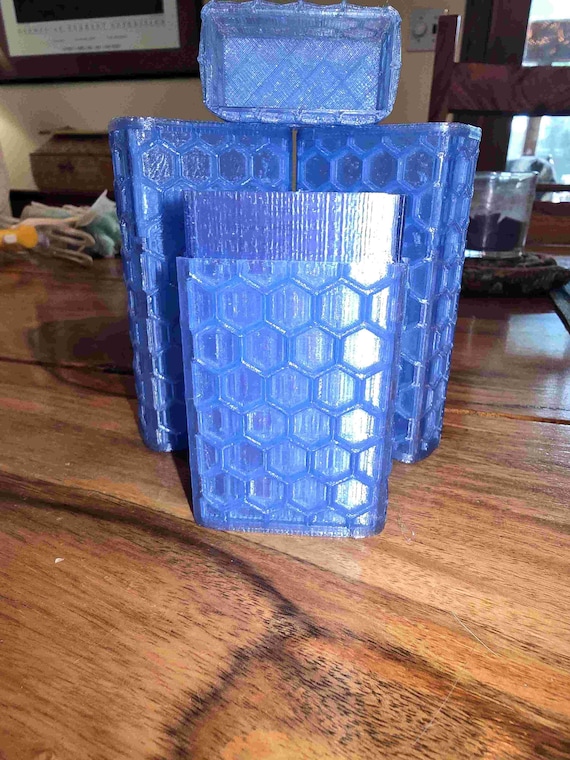 Bioluminescent Glow Box – 3D Printed Glow in the Dark Container – Eco-Friendly Stash Box for Jewelry, Crystals, Herbs, Trinkets