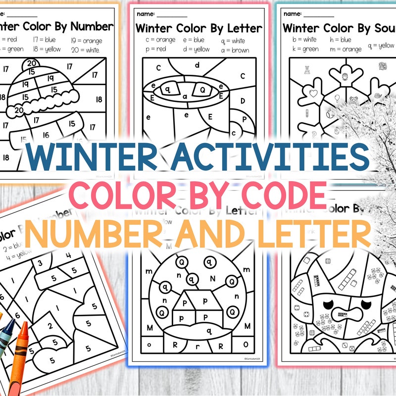 Winter Paint by Number - Etsy