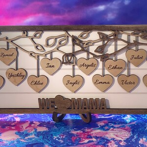 Personalized Wood Engraved Plaque for Mom, Gifts for Grandma, Mother’s Day Ideas, Sign for Mimi ...