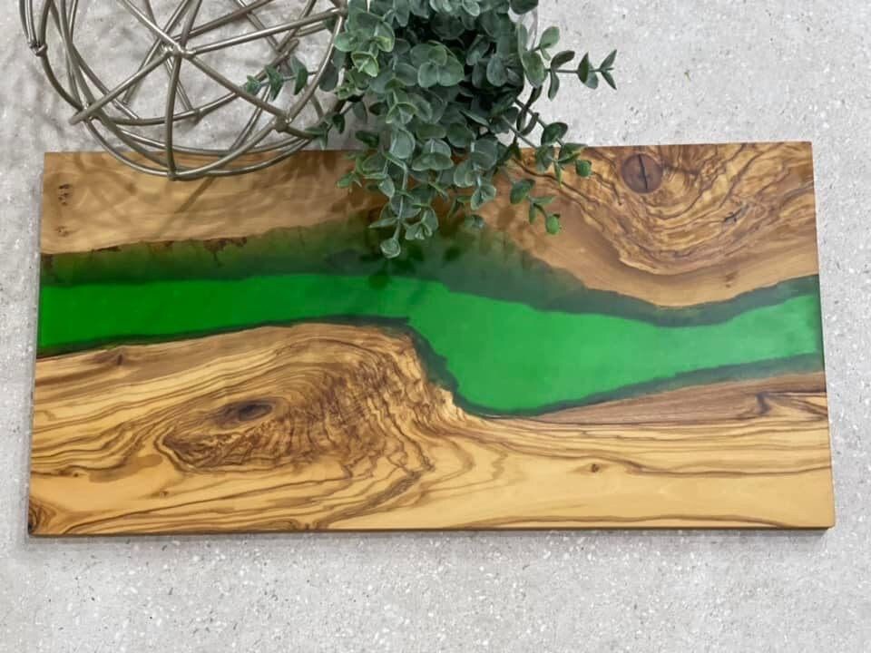 Engraved Olive Wood Resin Cutting Board Gifts for Weddings Etsy