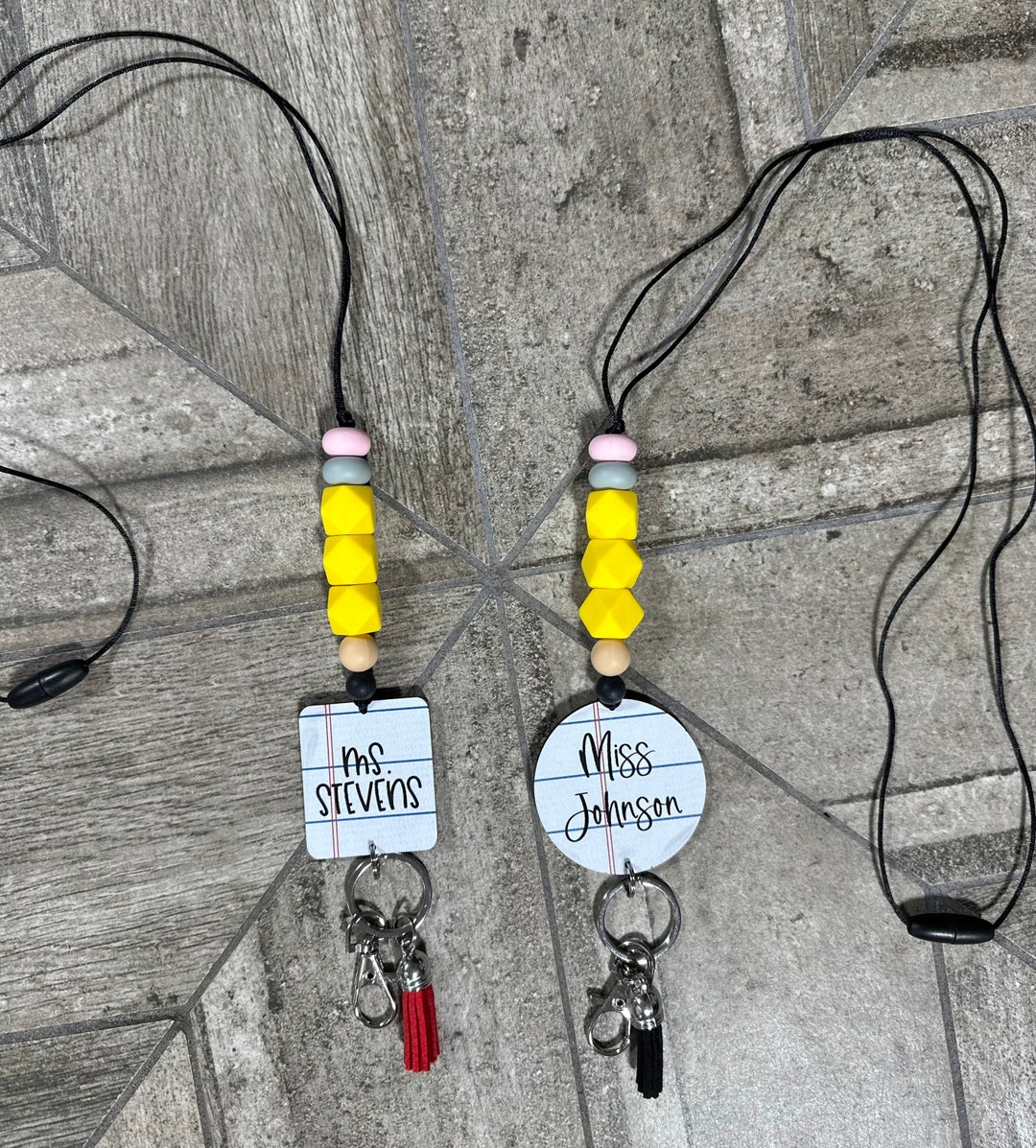 Breakaway Pencil Notebook Lanyard, ID Badge Holder, Lanyard for Keys