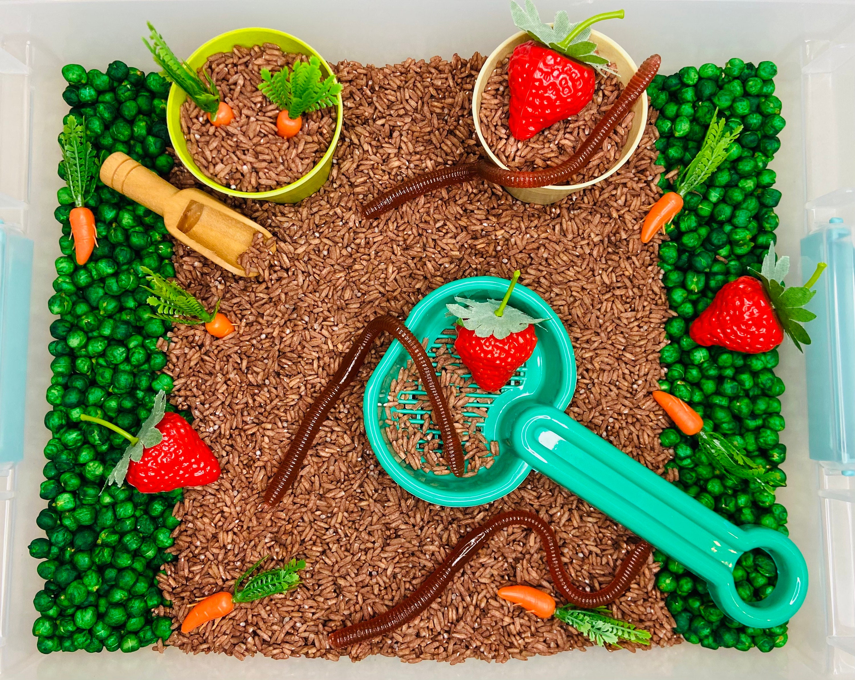 Garden Sensory Bin Sensory Kit Sensory Play Preschool Etsy