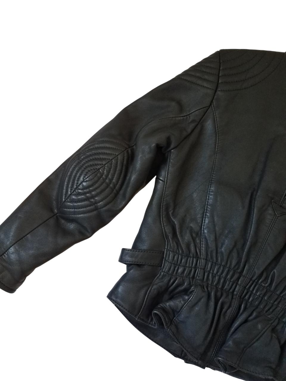 Vtg HARLEY DAVIDSON HEIN GERICKE Black Leather Motorcycle