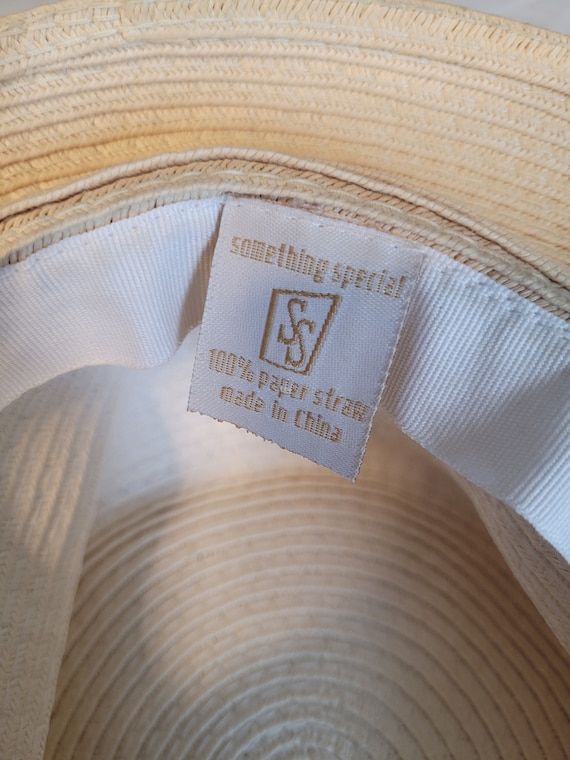 Summer Sun Hat 100% Paper Straw - image 8