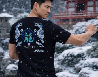 t shirt dragon design T-shirt for friend Japanese unisex t shirt design illustration Asian style tattoo lover fantasy Anime style