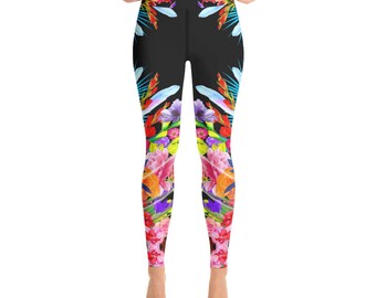 Yoga Leggings Flowers lover colorful design Sport leggings for fitness workout colorful sportswear active wear Leggings