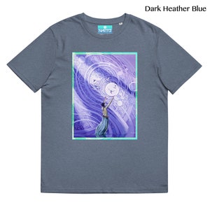 Unisex organic cotton t-shirt Anime Manga illustration T-shirt for her for him birthday Gift T shirt Game lover