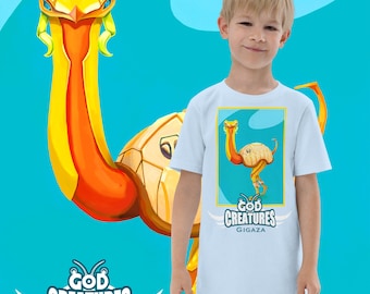 Gigaza (Youth jersey t-shirt) Birthday Gift for Boy Tshirt Japanese Anime lover Game Anime character Tshirt for boy and girl