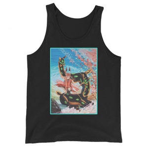 Queen of the Ocean (Unisex Tank Top) Japanese Game illustration