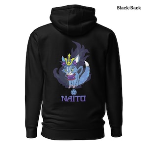 Hoodie Anime Manga style Japanese design Harajuku style Samurai Fox Unisex Hoodie Japanese Kawaii character