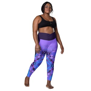 Yoga leggings active wear colorful print stylish Yoga wear lover graphic design cute design Yoga leggings Dance fitness sportswear