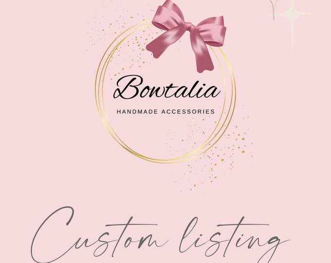 Custom Girls Hair Bows: Pigtail Bow Clips Bundle