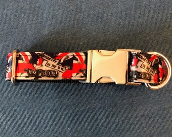 Hand-made unofficial Sex Pistols dog collar