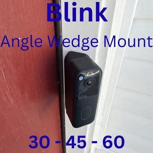 Blink Doorbell Angle Mount: 30/45/60 Degree Wedge - (Model - New Generation)