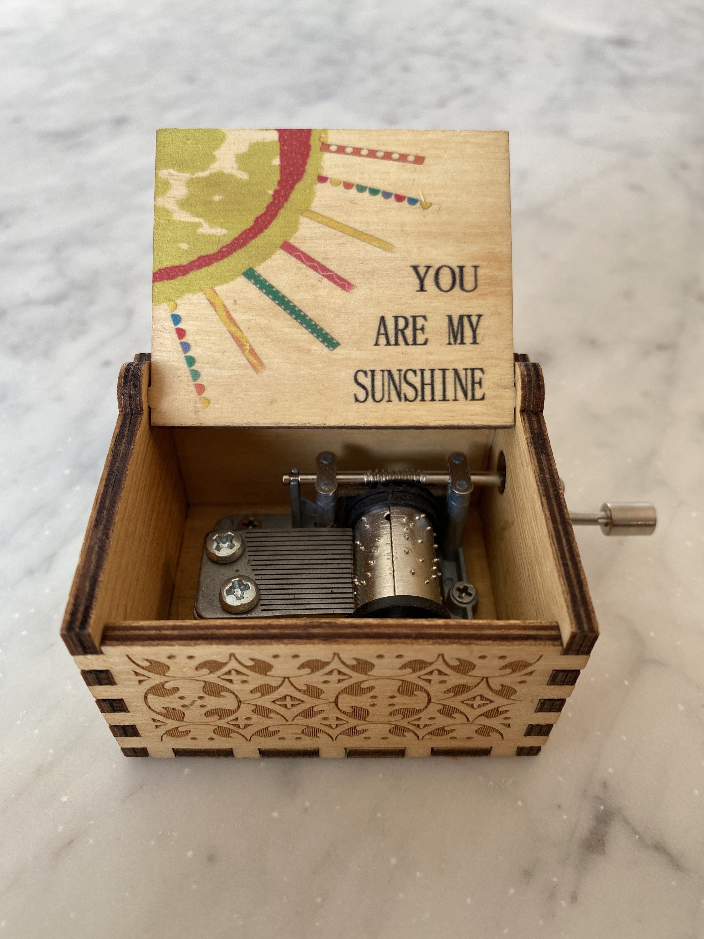 You are My Sunshine Custom Music Box