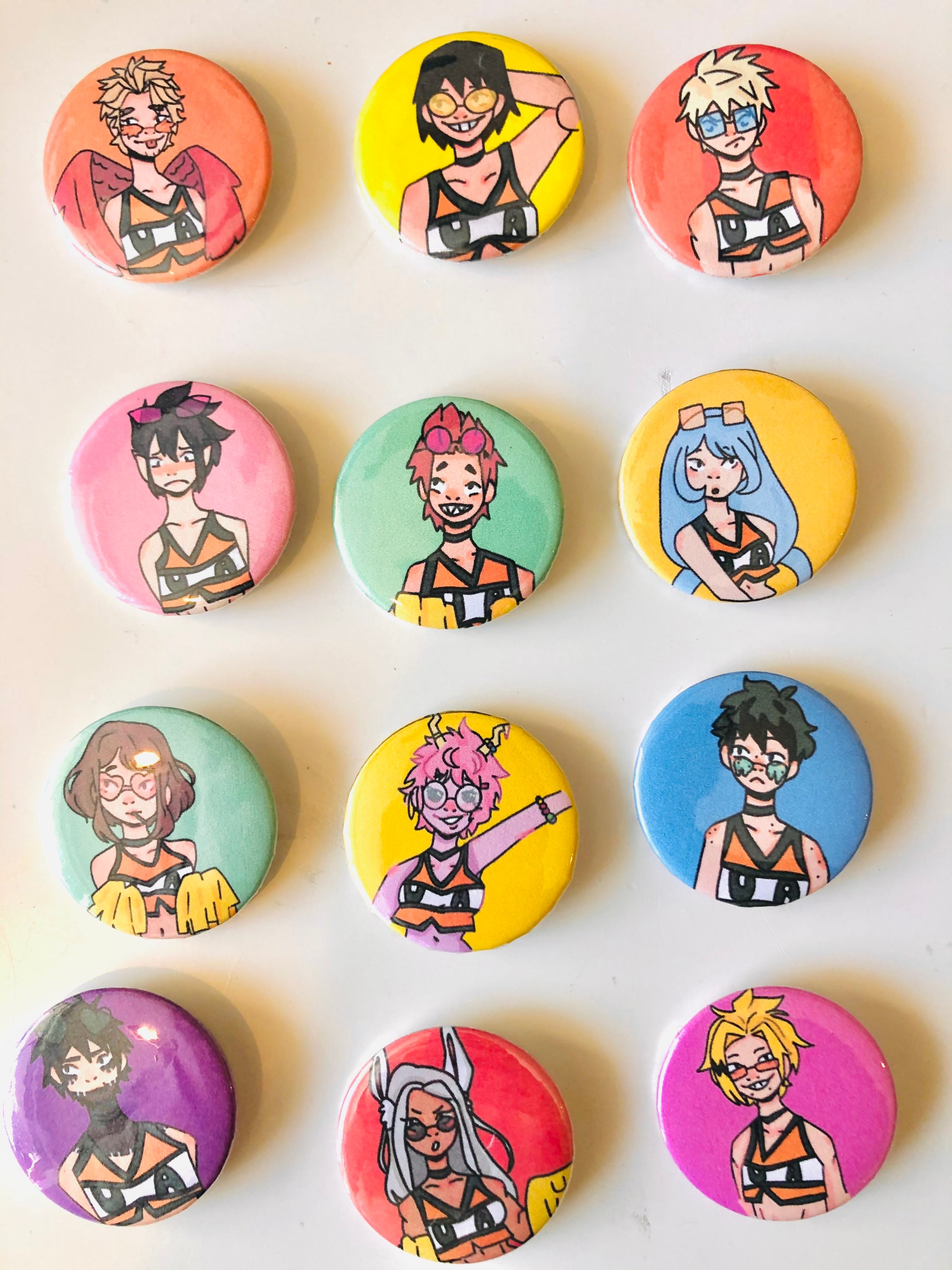 Mha Pins/buttons Etsy