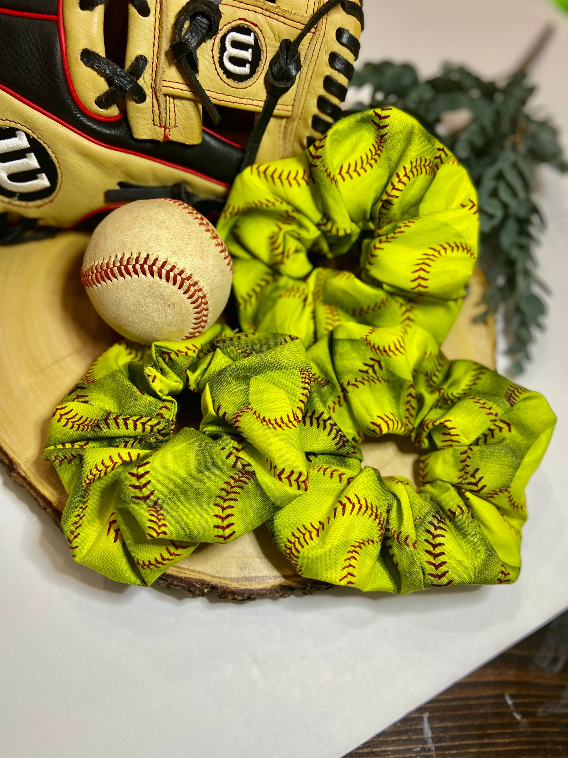 Softball Scrunchies Etsy