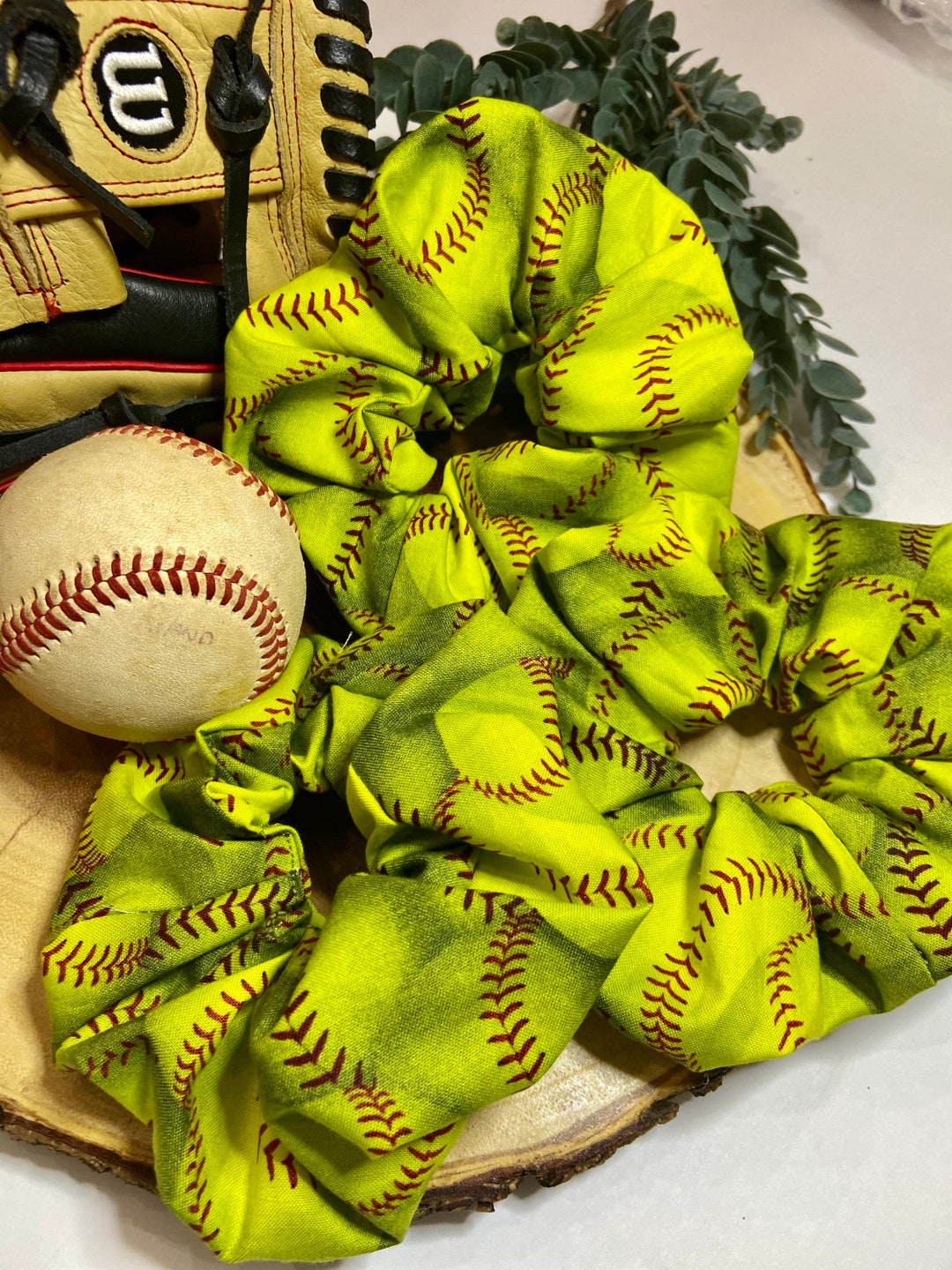 Softball Scrunchies Etsy