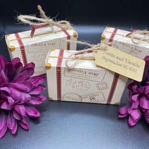 Suitase Favor/mini Suitcase Wedding Favor/rustic Wedding/vintage