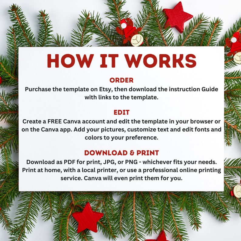 Plaid Christmas Photo Card Canva Template Holiday Card Photo Collage plaid-christmas-photo-card-canva-template-holiday-card-photo-collage