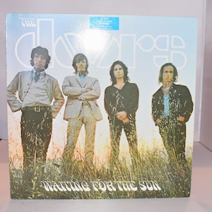 The Doors Album. Waiting For The Sun. (RE 1973) Elektra 42041 VG+ Record. Vintage Vinyl Record. Classic American |Alt Rock. 1970s Music Gift