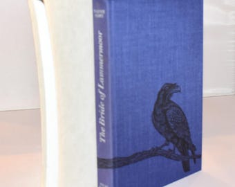 Illustrated Folio Society Book: "The Bride of Lammermoor" by Sir Walter Scott. Decorative Cover.  Scottish