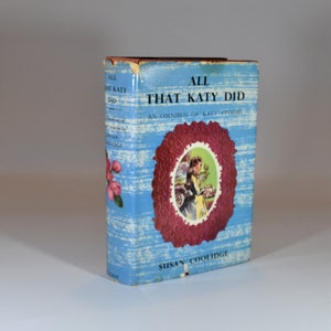 Susan Coolidge. Alles, was Katy hat. Vintage Katy Sammelbus. Schwarz. Farbe Frontis. 1960&#39;er Jahre. Schutzumschlag.