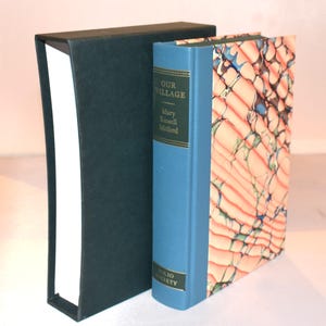 Mitford. Our Village (1997) Illustrated Folio Society Book. Slipcase. Vintage History Book. Sprayed Edges. Pretty Book Cover.