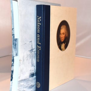 Folio Society Book. Nelson and Emma (1994) Colour Illustrations. History Gift. Slipcase. Decorative and Collectible.