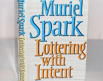 Vintage boek, Muriel Spark, rondhangen met intentie. 1e editie. (1981) Stofomslag.