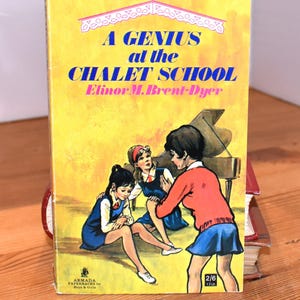 Genius at the Chalet School. Elinor M Brent-Dyer. (1969) Vintage Armada Paperback. Collectible Classic Children&#39;s Book.